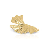 Lyra Sculpted Petal Earrings by ARIIRA, elegant gold floral design, waterproof and tarnish-free, perfect for personal or gift use.