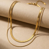 Gold Yala Double Layered Necklace Luxe