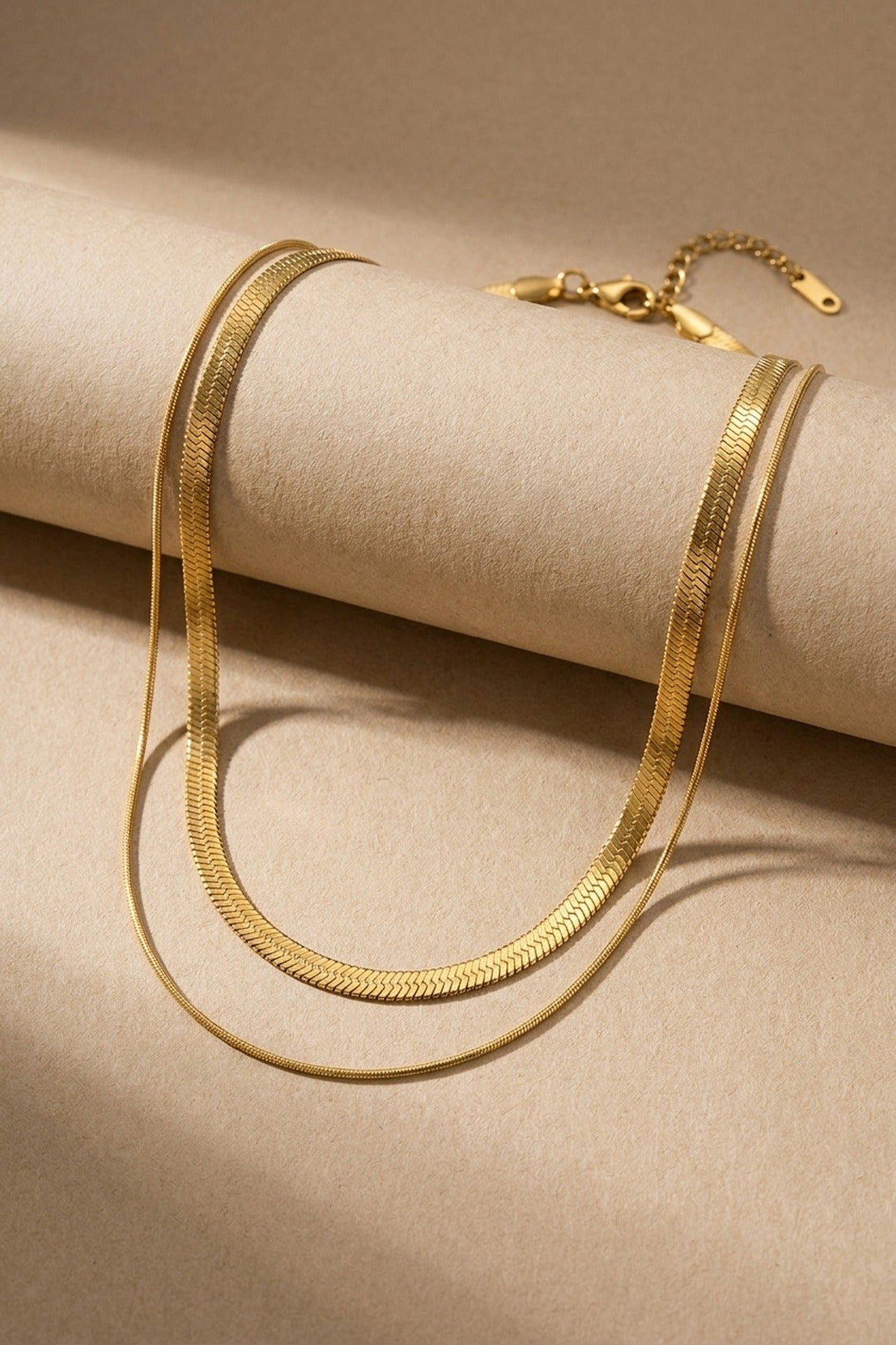 Gold Yala Double Layered Necklace Luxe