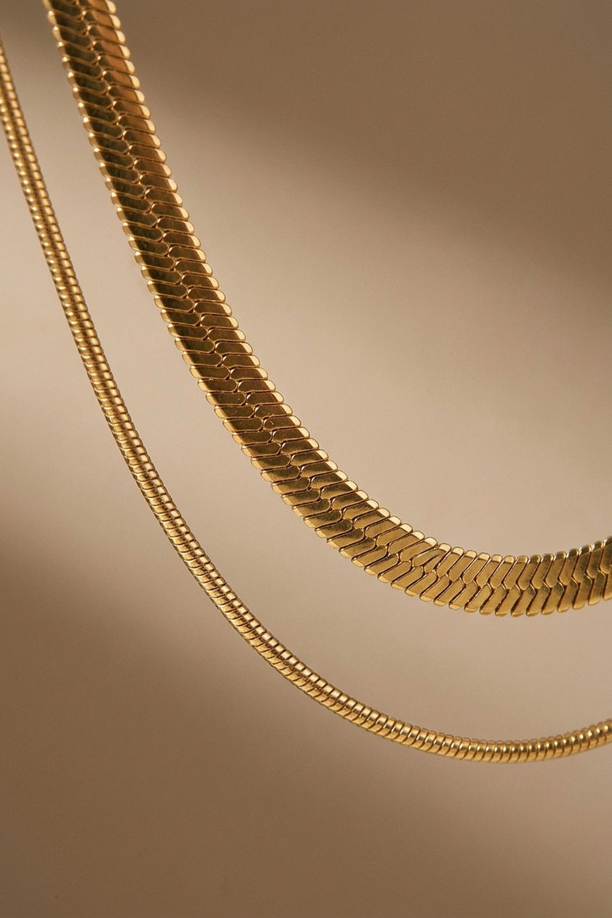 Gold Yala Double Layered Necklace Luxe
