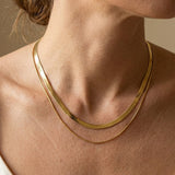 Gold Yala Double Layered Necklace Luxe