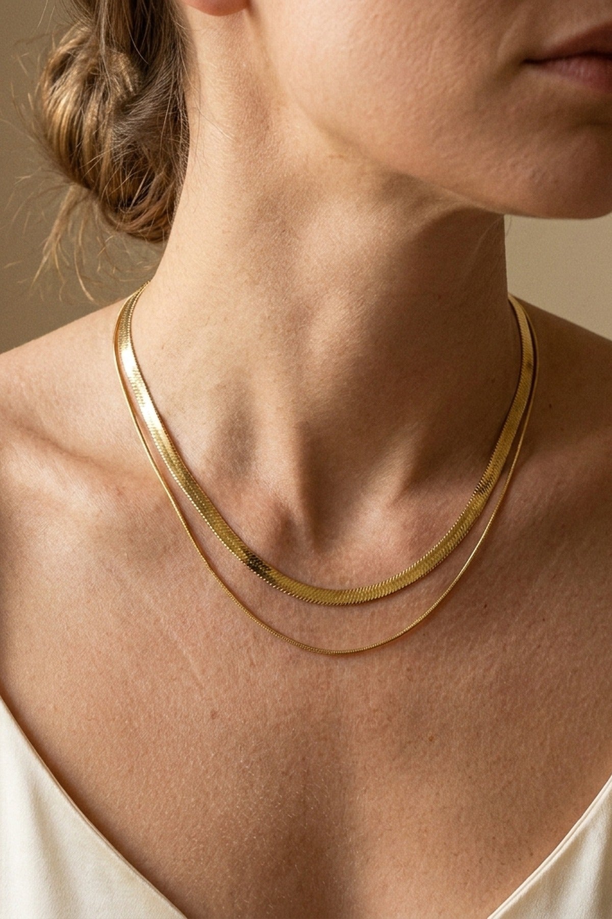 Gold Yala Double Layered Necklace Luxe