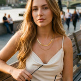 Gold Yala Double Layered Necklace Luxe