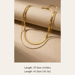 Gold Yala Double Layered Necklace Luxe