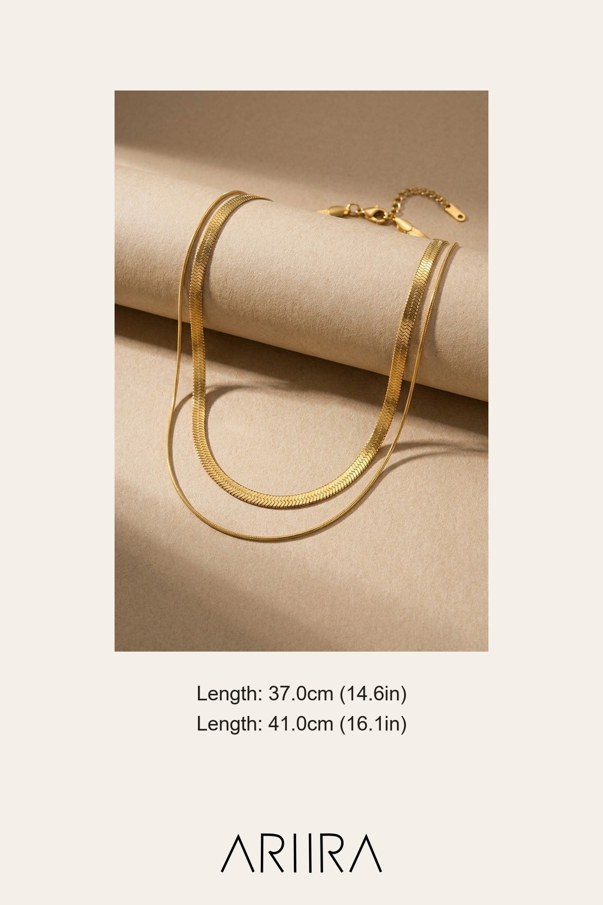 Gold Yala Double Layered Necklace Luxe