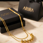 gold Kono Double Layer Necklace