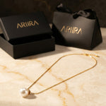 Gold Zakia Minimalist Pearl Necklace