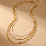 Gold Maranur Elegant Multi Layer Necklace