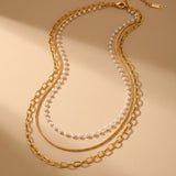 Gold Maranur Elegant Multi Layer Necklace