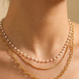 Gold Maranur Elegant Multi Layer Necklace