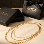 Gold Maranur Elegant Multi Layer Necklace