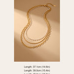 Gold Maranur Elegant Multi Layer Necklace