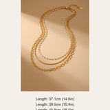 Gold Maranur Elegant Multi Layer Necklace