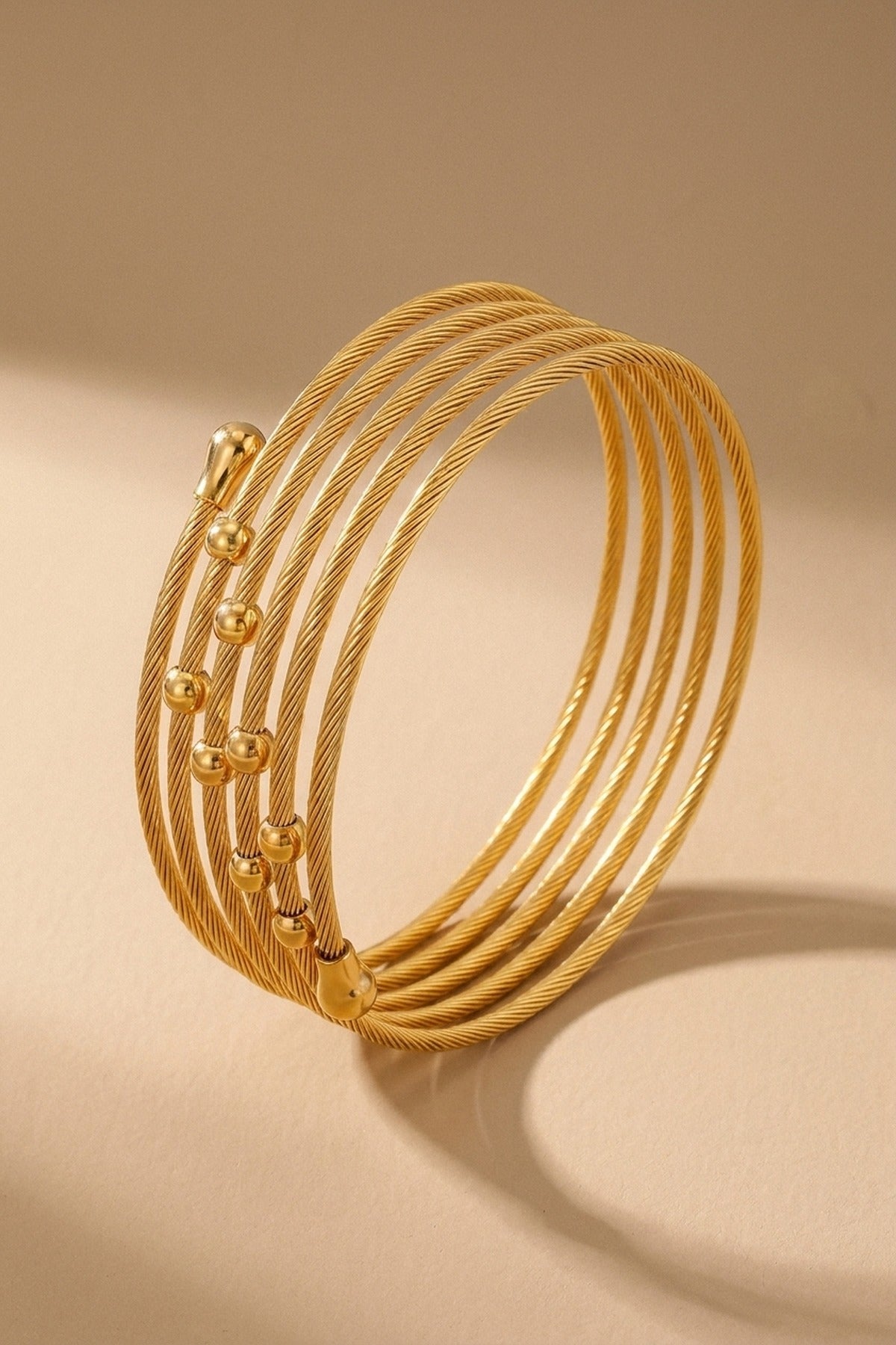 Gold Wahiya Twist Multi Bracelet