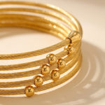 Gold Wahiya Twist Multi Bracelet