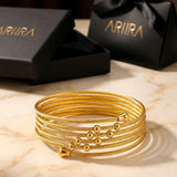 Gold Wahiya Twist Multi Bracelet