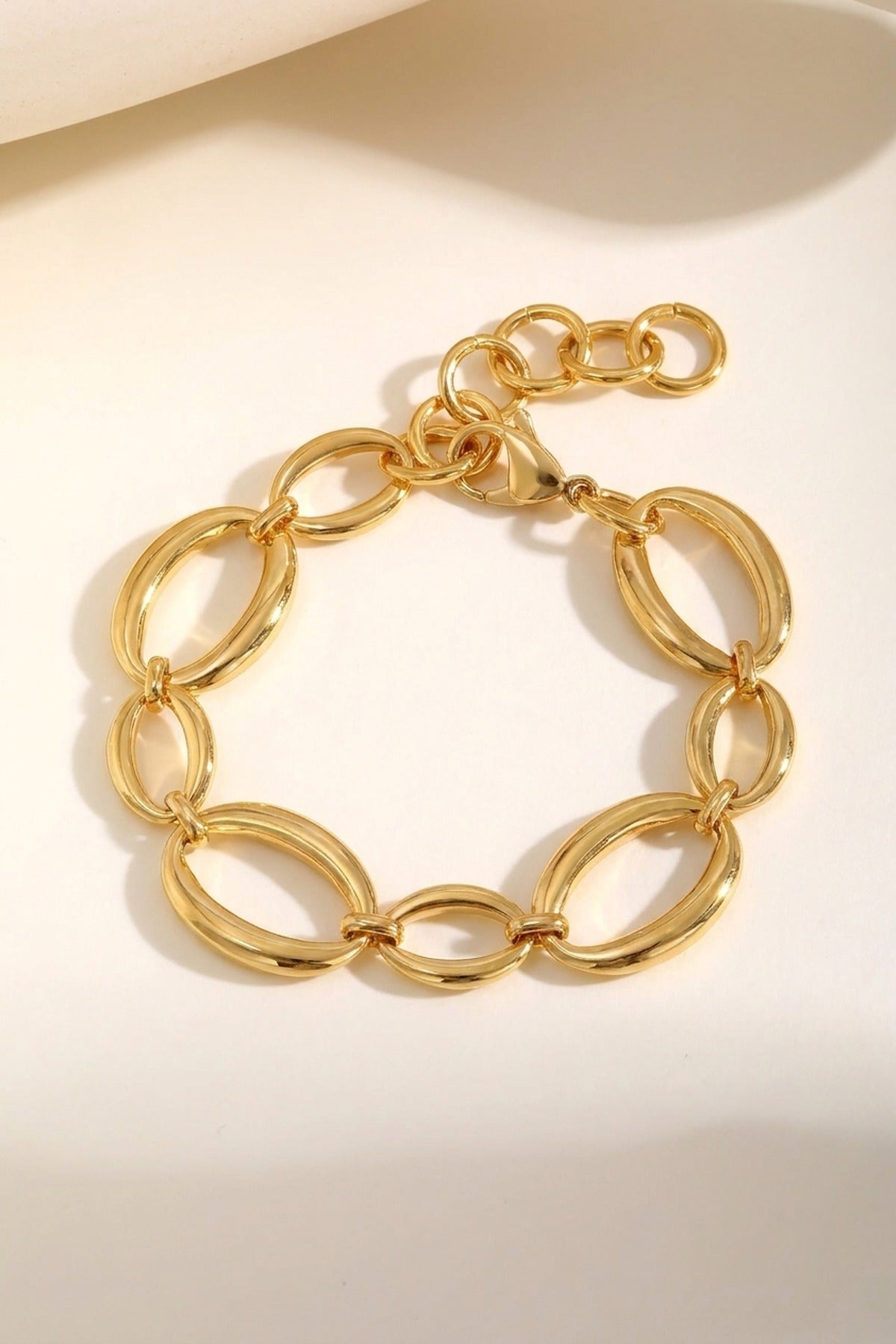 Gold Fatihah Circle Chain Bracelet
