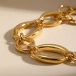 Gold Fatihah Circle Chain Bracelet