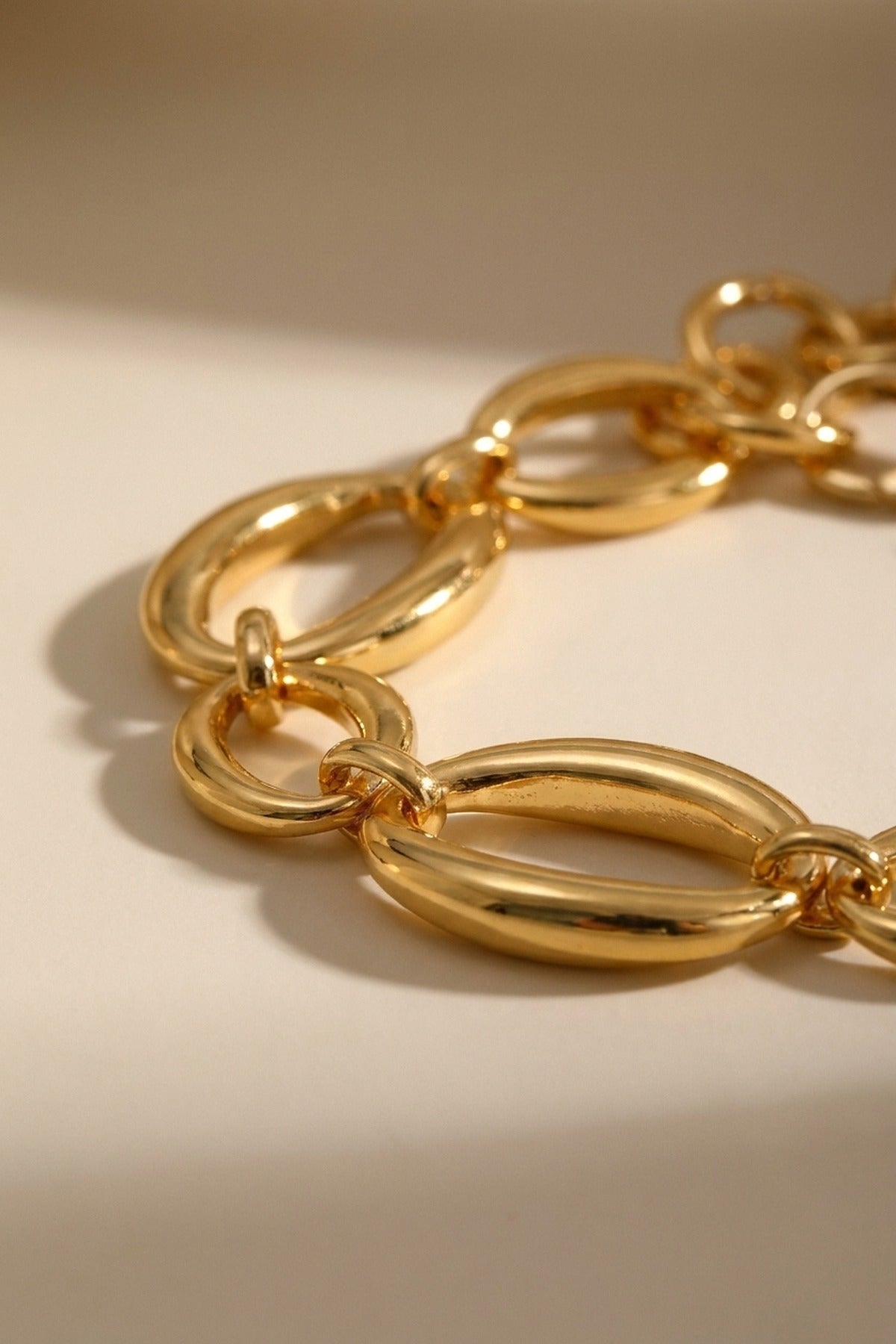 Gold Fatihah Circle Chain Bracelet
