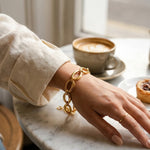 Gold Fatihah Circle Chain Bracelet