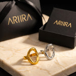 Gold Yara Minimalist Round Trend Ring