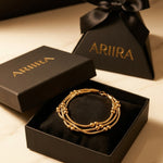 gold Laila Triple Layer Beads Anklet