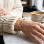 Gold Casa Colours Multi Anklet