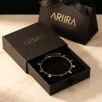 Gold Casa Colours Multi Anklet