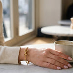 Gold Javia Luxe Bow Adjustable Bracelet