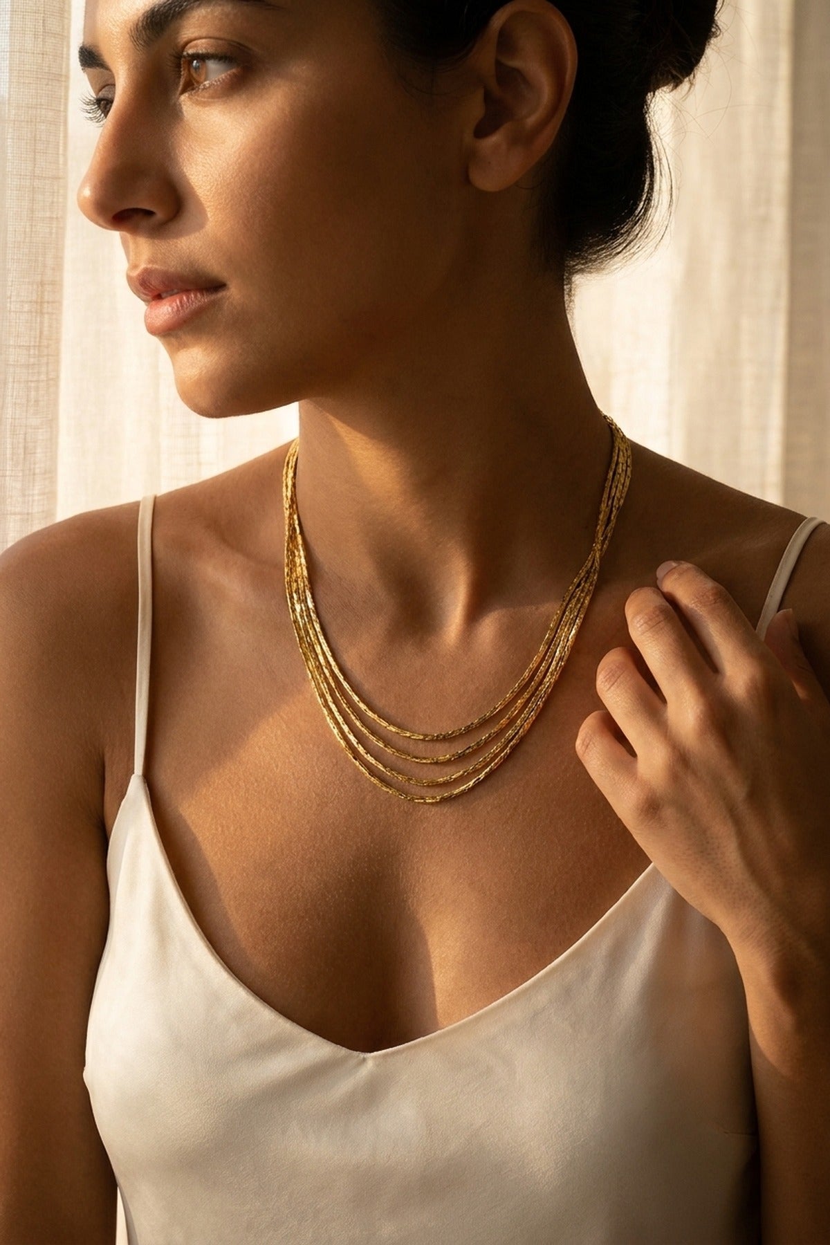 Gold Gabita Multi-Layer Necklace