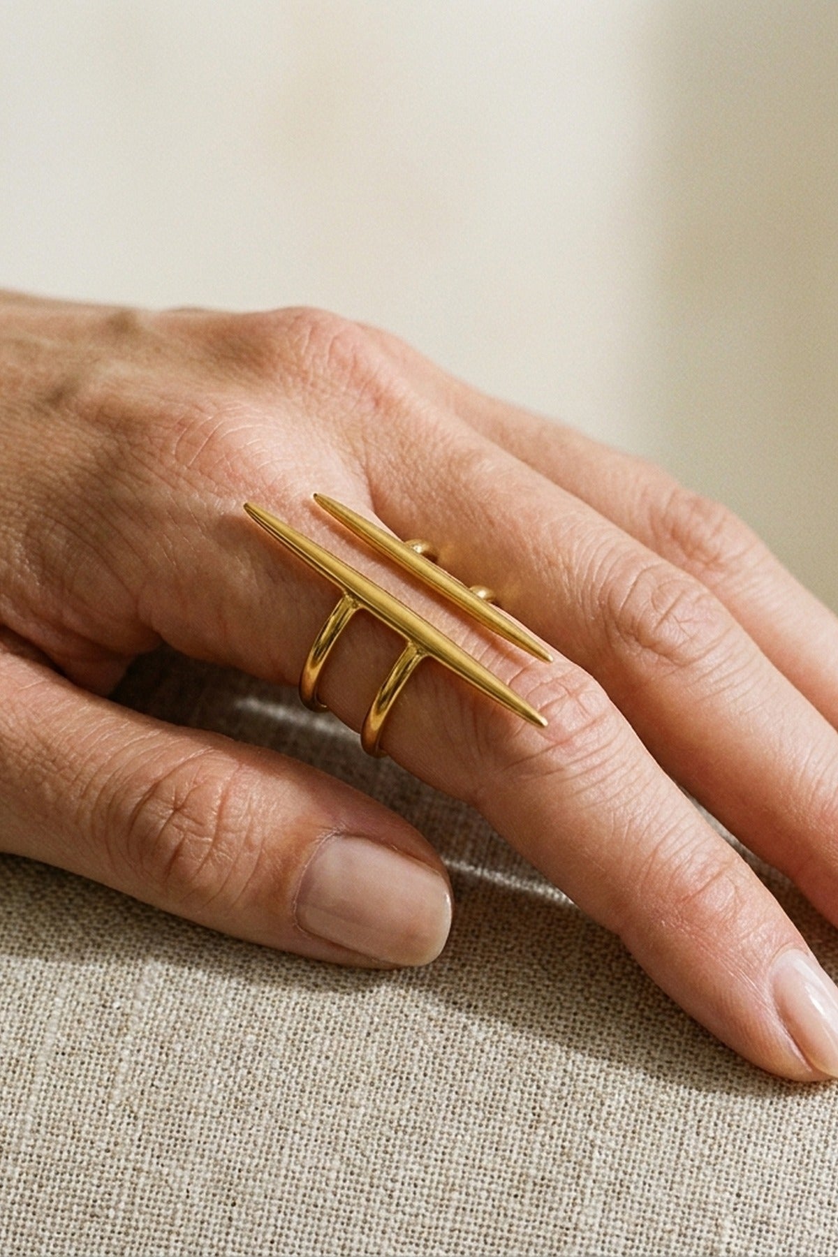 Gold-Tone Tamara Luxe Statement Ring