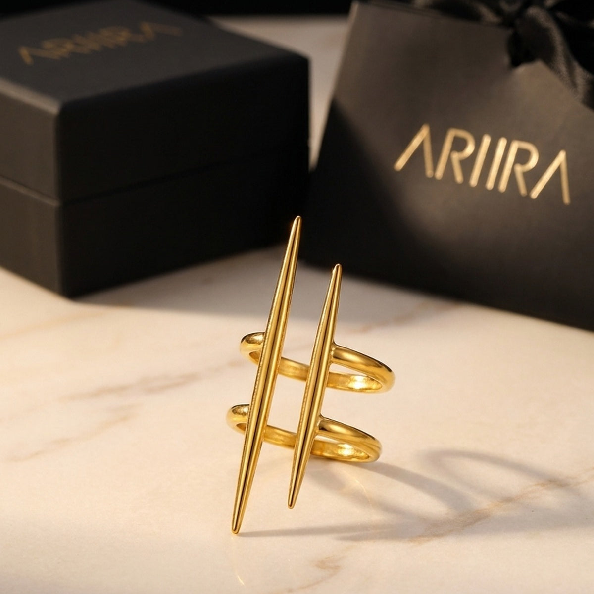 Gold-Tone Tamara Luxe Statement Ring