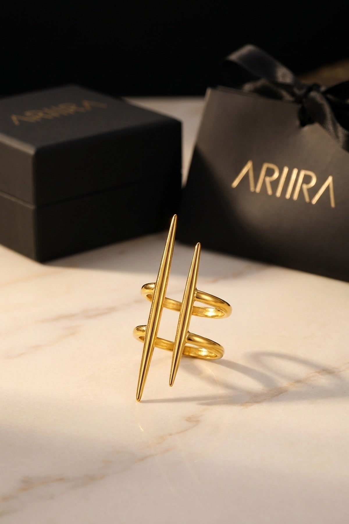 Gold-Tone Tamara Luxe Statement Ring