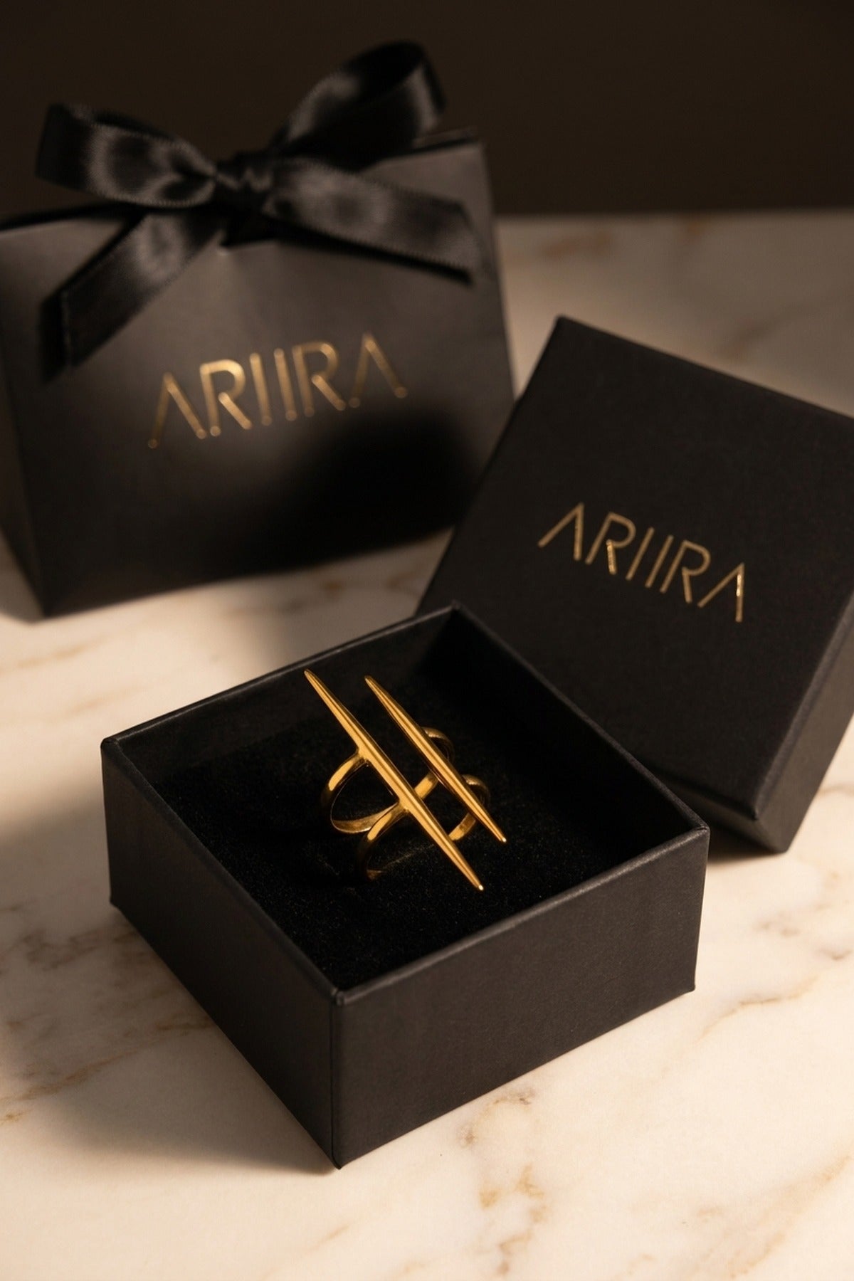 Gold-Tone Tamara Luxe Statement Ring