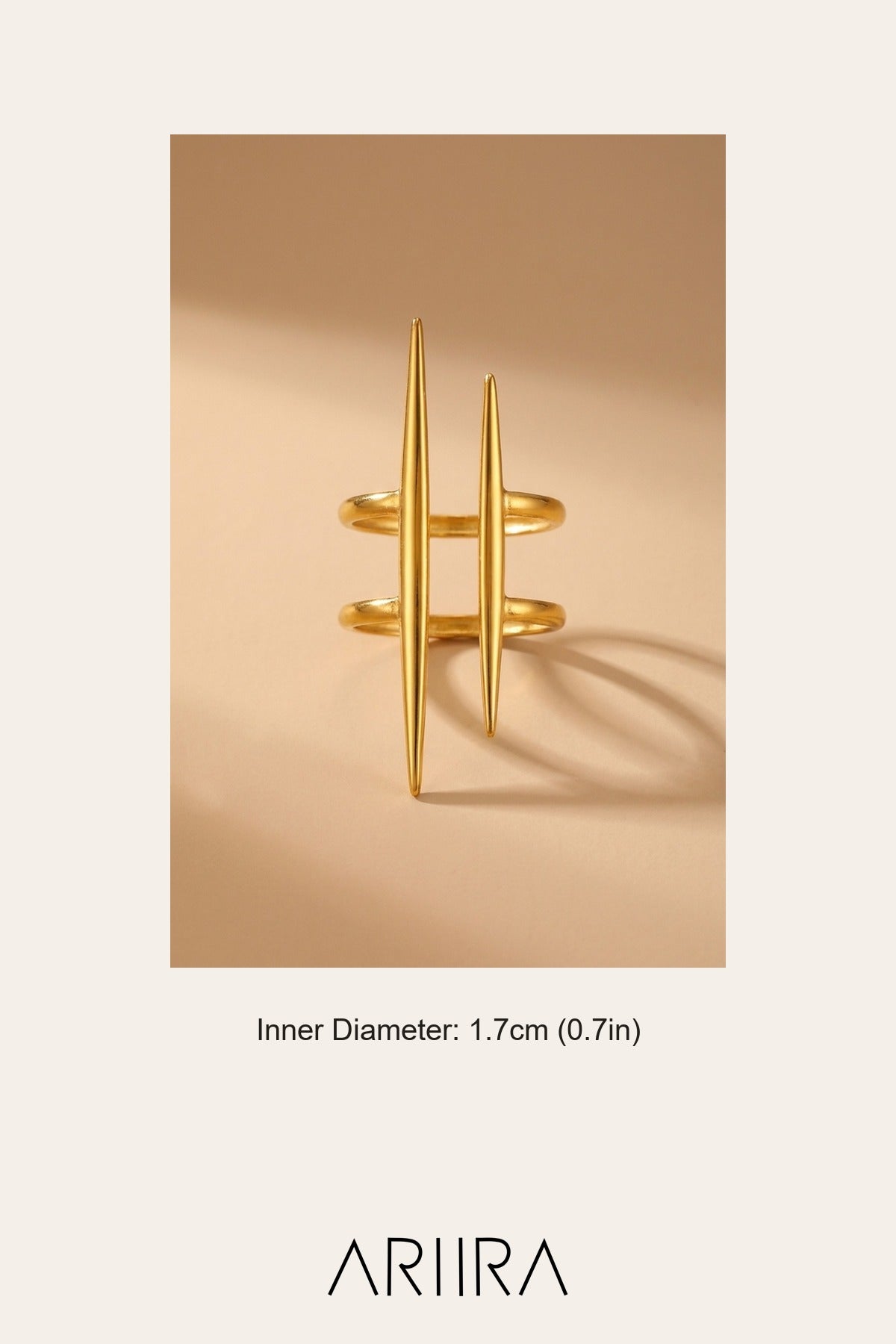 Gold-Tone Tamara Luxe Statement Ring