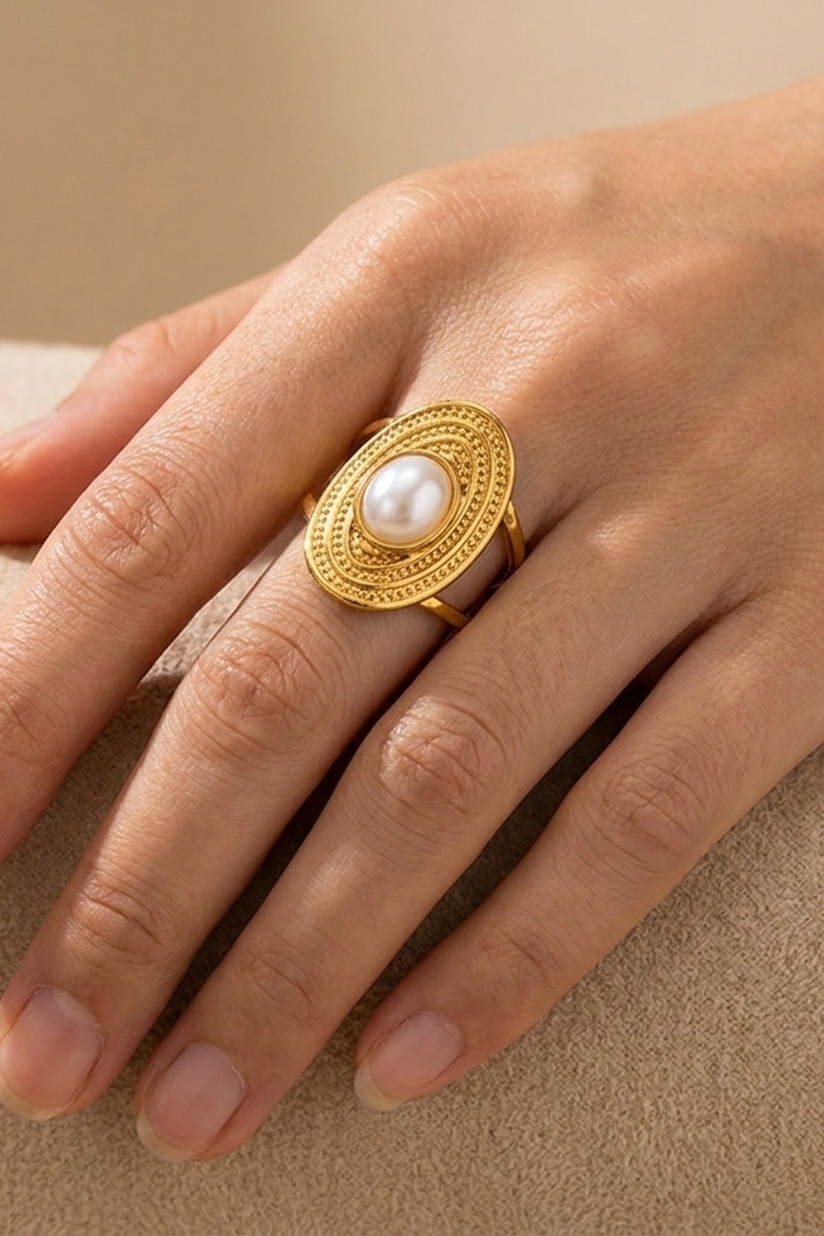 White Fenella Ring