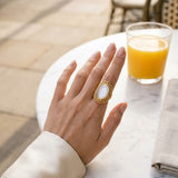 White Fenella Ring