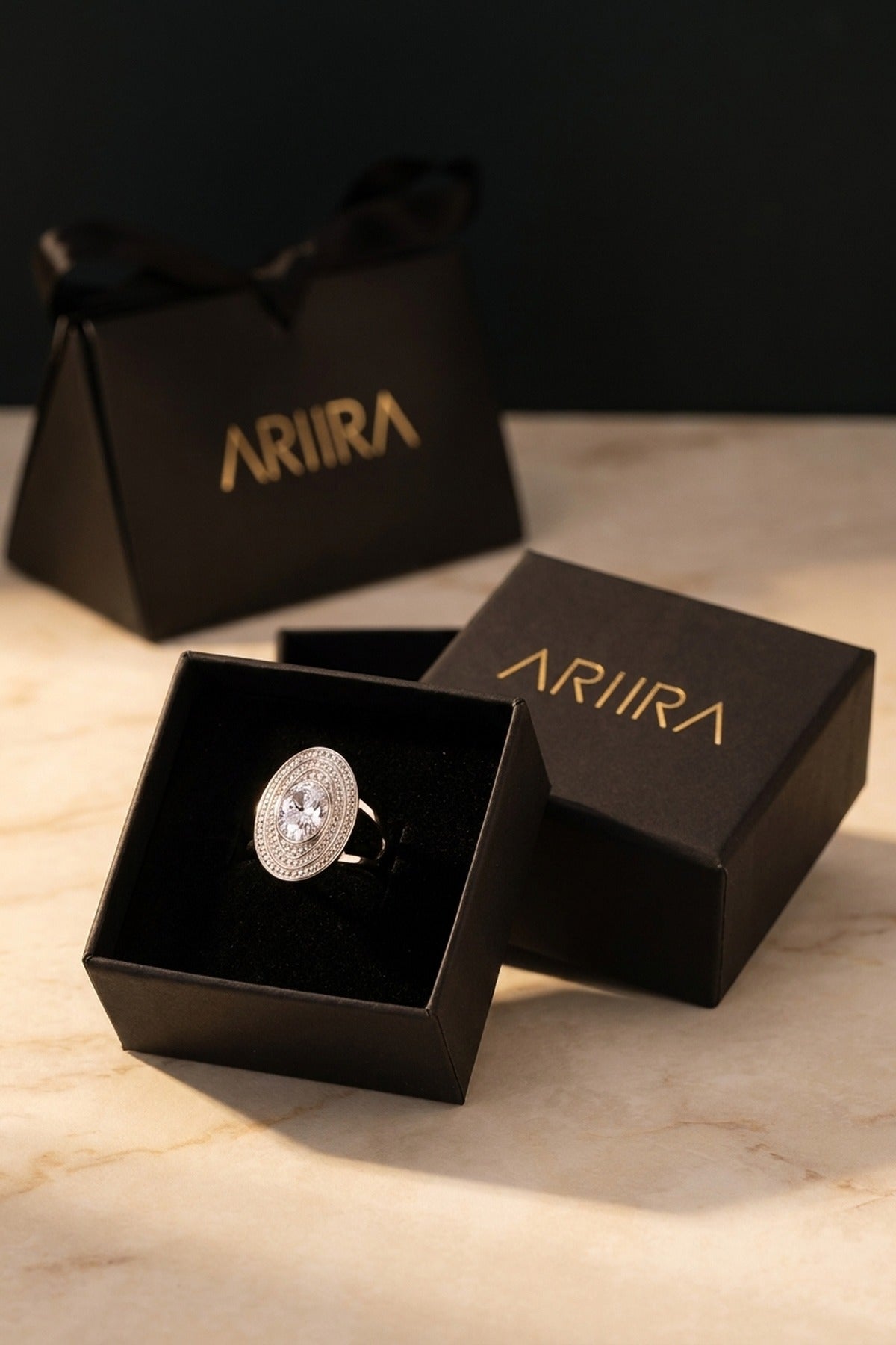 Fenella Ring packaging