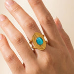 Aqua Fenella Ring