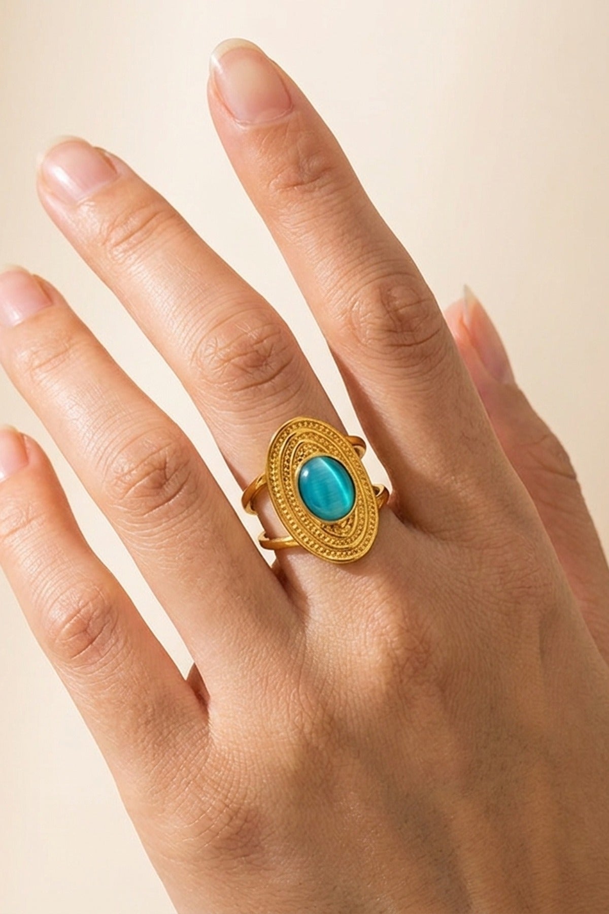 Aqua Fenella Ring