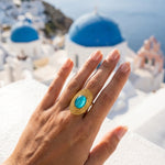 Aqua Fenella Ring