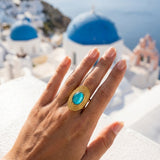 Aqua Fenella Ring