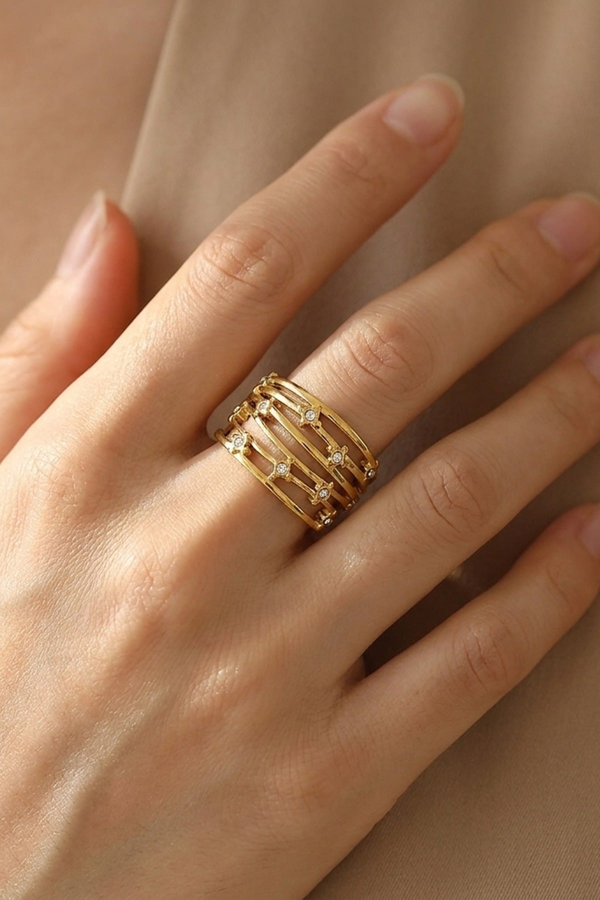 Gold Gaia Ring