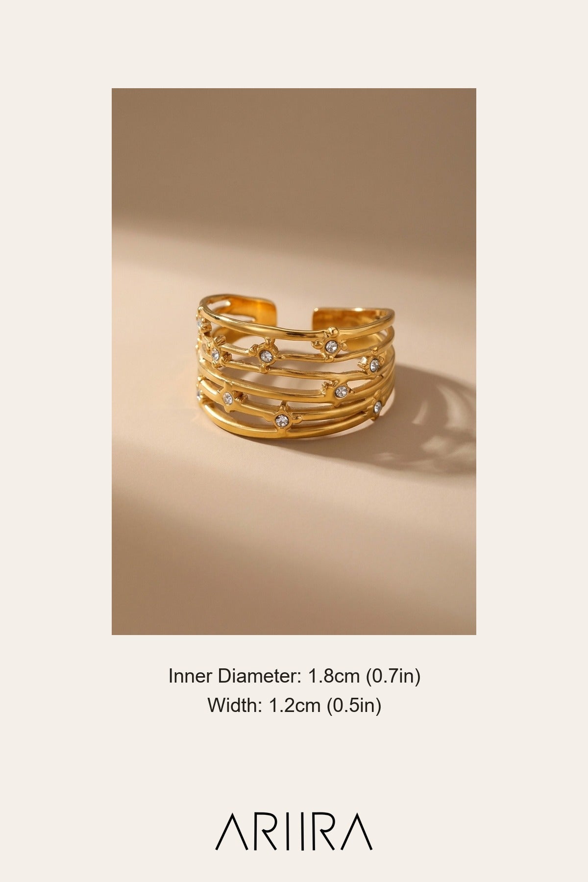 Gaia Ring dimensions