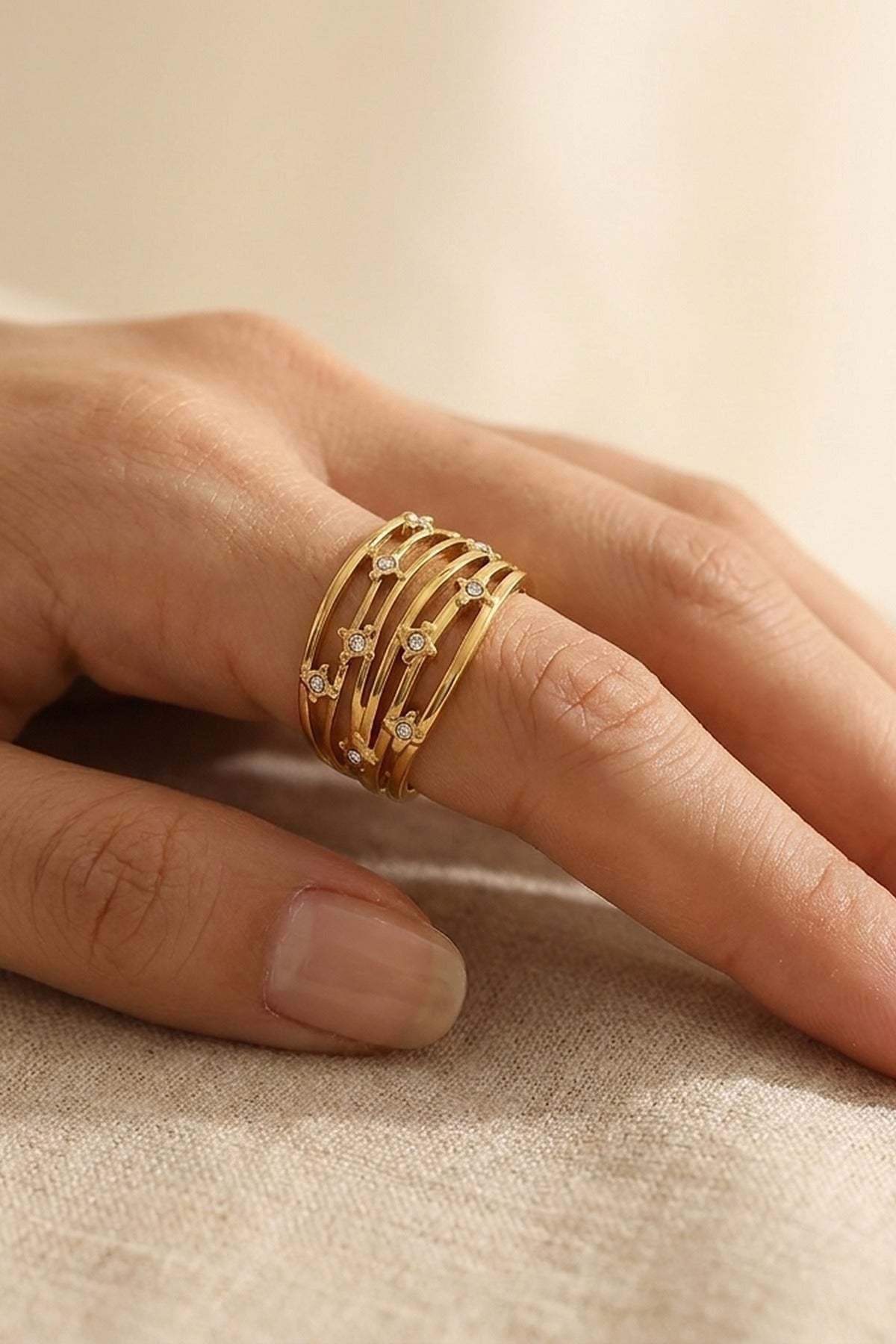White Gaia Ring