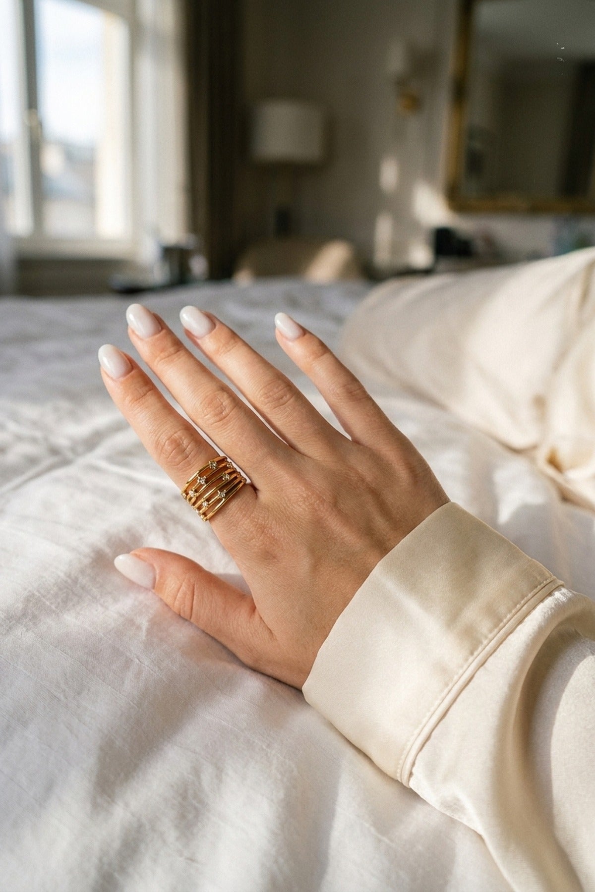 White Gaia Ring