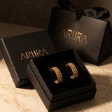 gold Rosemary Gold Tone Triple Row Twisted
