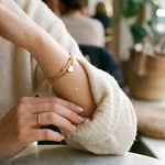 gold Susanna Gold Tone Double Layer Heart