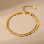 gold Suzanne Gold Tone Layered Snake