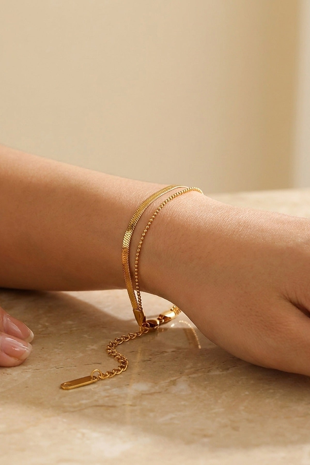 gold Suzanne Gold Tone Layered Snake